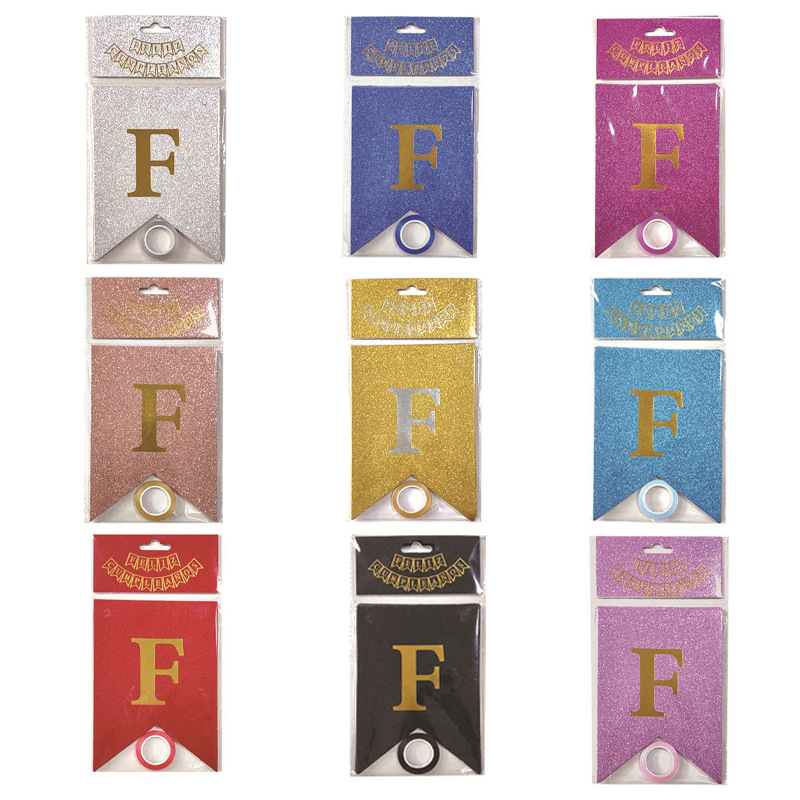 Amazon nuevos productos de oro inglés aniversario de boda bandera de diseño de suministros