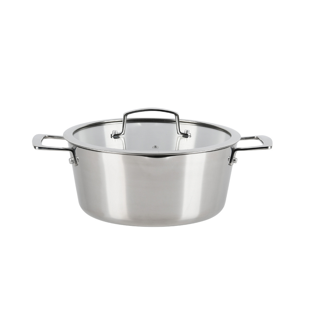 Juego de Ollas y Sartenes Antiadherentes de 3 Capas de Acero Inoxidable para Cocina image 6