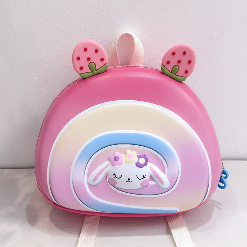Baby Baby New Kindergarten Mochila Eva Strawberry Swiss Roll Mochila para niños de 3 a 6 años Mochila
