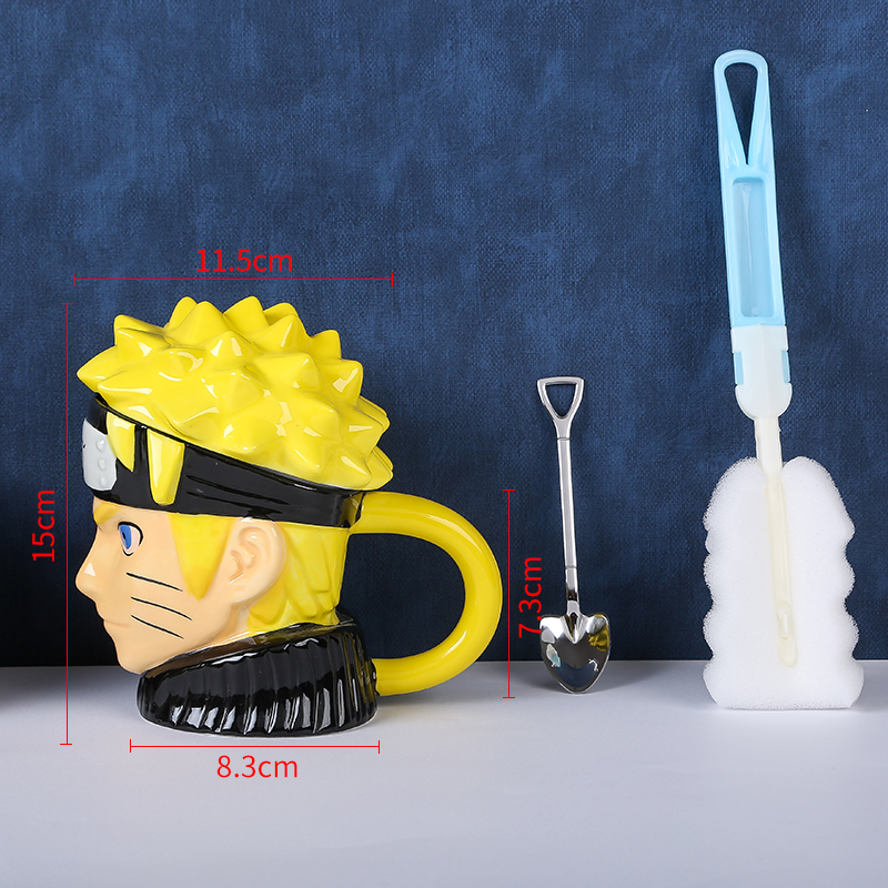 Cross-border Marvel Spider-Man cerámica taza Naruto Hokato taza de agua de gran capacidad taza de marca personalidad taza de anime Hulk