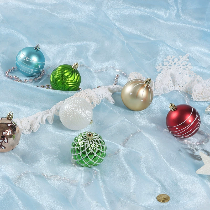 (Кросс-бордерная торговля), расписанный Christmas пластиковый набор, 24 шт., подарок на день рождения