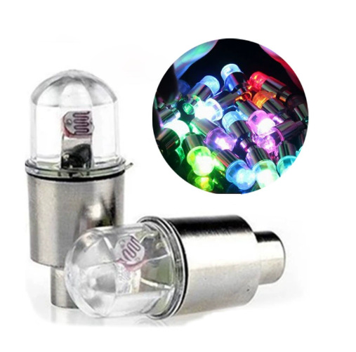 Bicicleta Luz de válvula Coche para niños Motocicleta Coche eléctrico Hot Wheels Bicicleta de montaña Paseo nocturno Luces de colores Equipo de luz de boca de aire