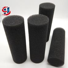 黑色聚氨酯过滤绵 活性炭蜂窝状海绵柱水池鱼缸过滤海棉柱过滤网