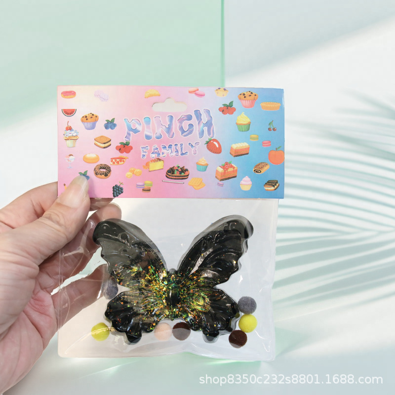 Nuevo cross-border venta de mariposas estrelladas pellizcadas pellizcadas juguetes aliviantes emociones regalos creativos para niños al por mayor