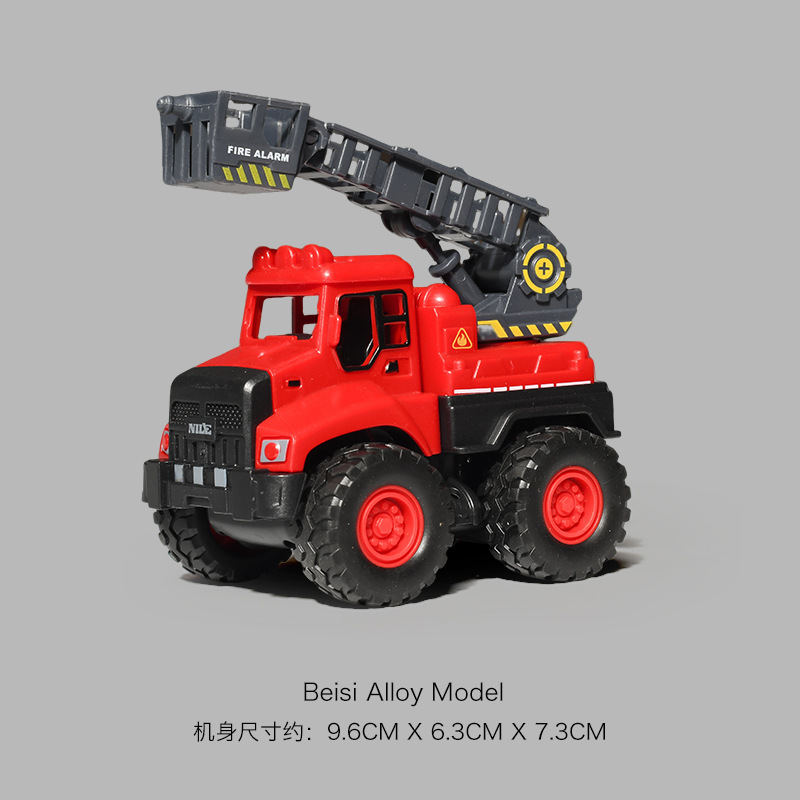 Coche de ingeniería infantil coche de juguete niño coche de inercia excavadora coche modelo de juguete de regalo para niños