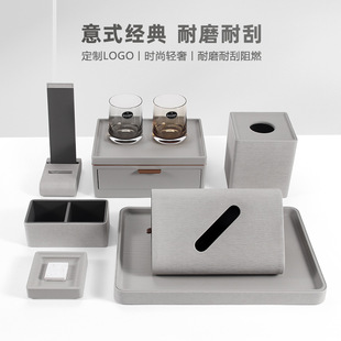 Hotel Supplies Storage Box Hotel Homestay Toilet Disposable Toothbrush Dental Box Washstand Tray Storage Box