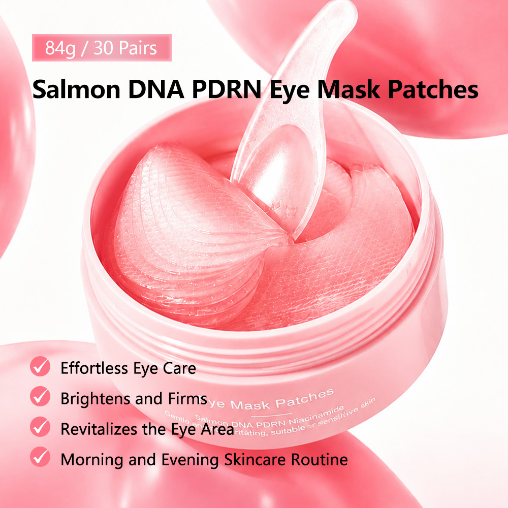 All-English Collagen Peptide Eye Patches Anti-Wrinkle Eye Care PDRN Eye Mask Patches Salmon DNA Cross-Border Trade