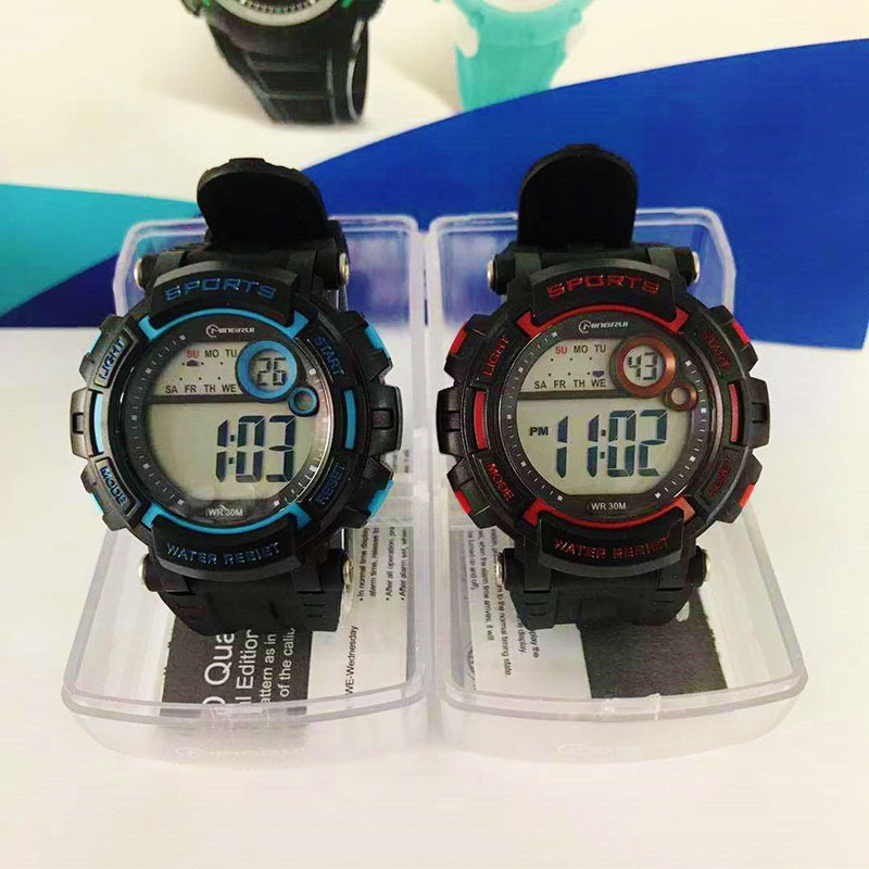8102G children watch Boys Girls waterproof electronic watch LED students outdoor sports children watch