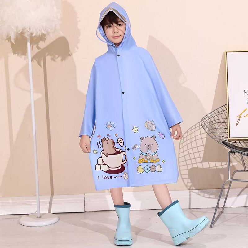 Children's Raincoat Thickeneded and Rainproof Cartoon Poncho for Boys and Girls with School Bag Student Raincoat Children's Clothing Children's Raincoat Thickeneded and Rainproof Cartoon Poncho for Boys and Girls with School Bag Student Raincoat Children's Clothing
