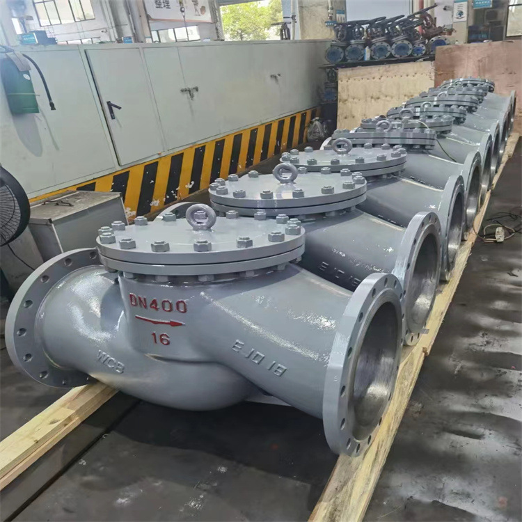 H41H-25C DN125铸钢法兰静音逆止升降式止回阀