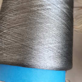 仿生机器人银纤维弹性导电纤维耐氧化辐射面料 长丝纺织200D银丝