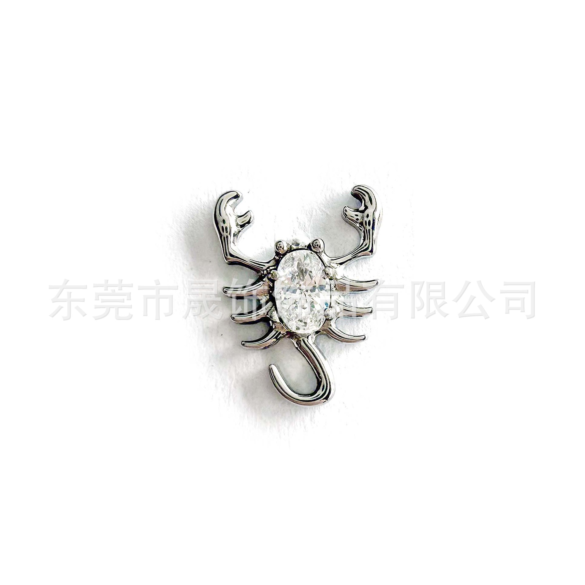 F136 Titanium 蝎子 Ear Stud Set With Cubic Zirconia Helix Cartilage Stud Internal Thread G23 Implant Grade Titanium Jewelry Titanium Alloy Ear Stud 托