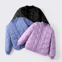 儿童新款内胆中大童学生女孩休闲保暖内搭校服内外两穿上衣冬装