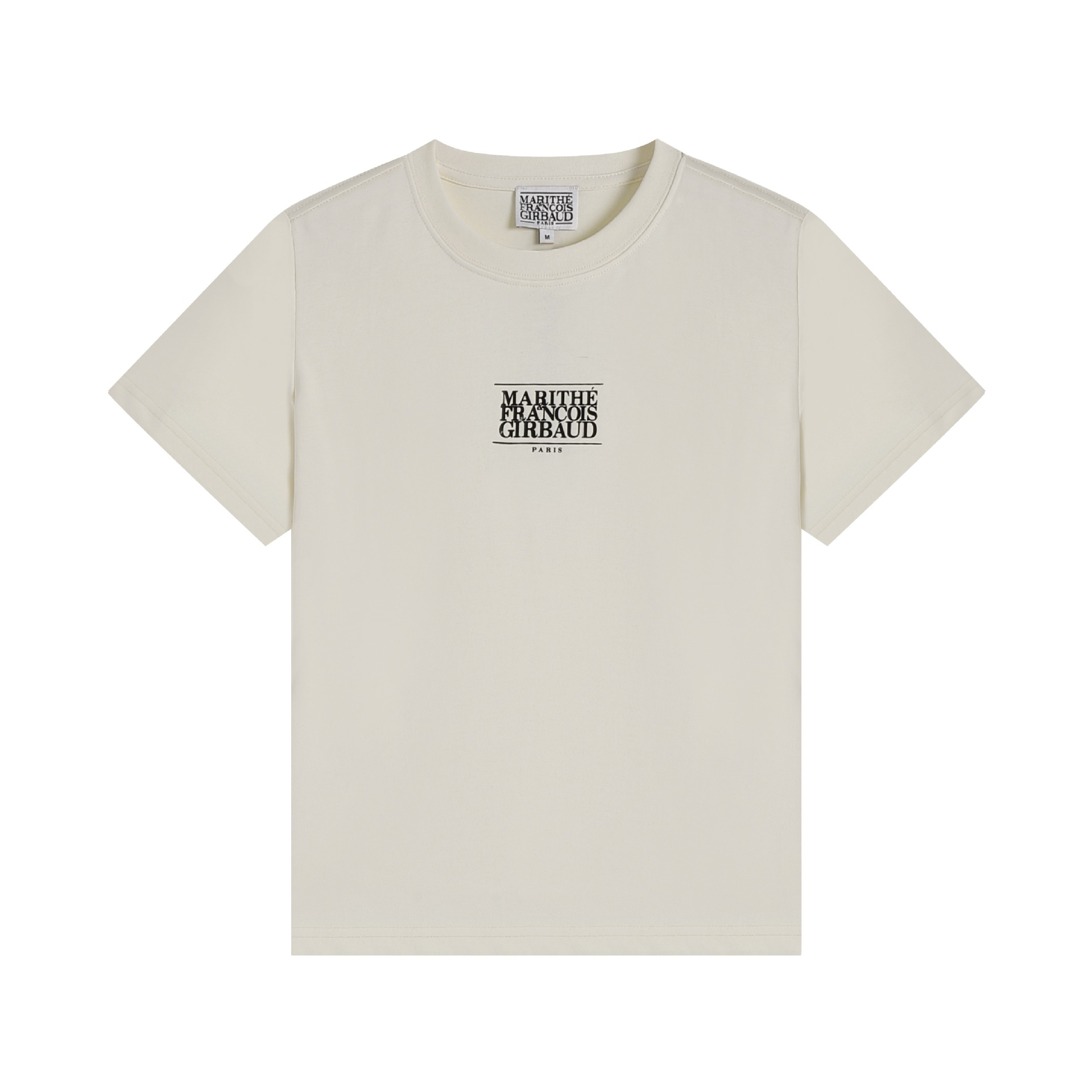 韓国潮牌marithe半袖修身百合純綿プリントカップル服tシャツjennic車静媛同