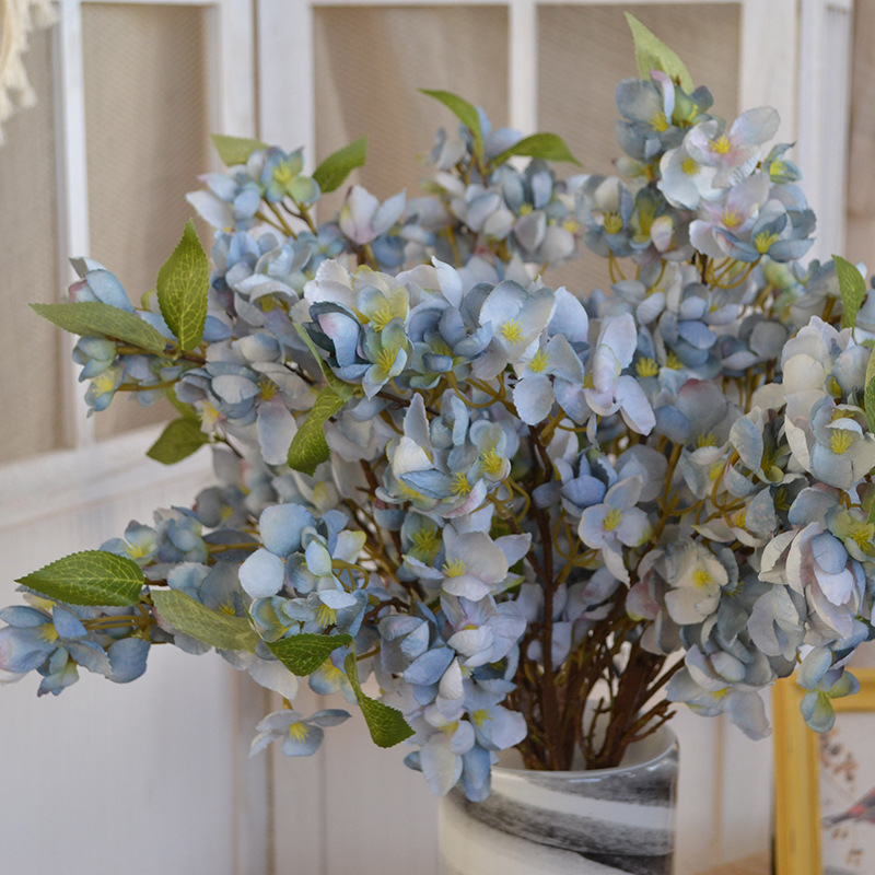 flores artificiales, flores falsas, flores de seda, pinturas al óleo retro, lirio de los valles, arte floral decorativo, paisajismo para bodas en el hogar_voghion.com
