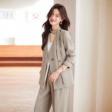 高级感西装套装女2025春秋新款设计感小众气质正装休闲西服两件套
