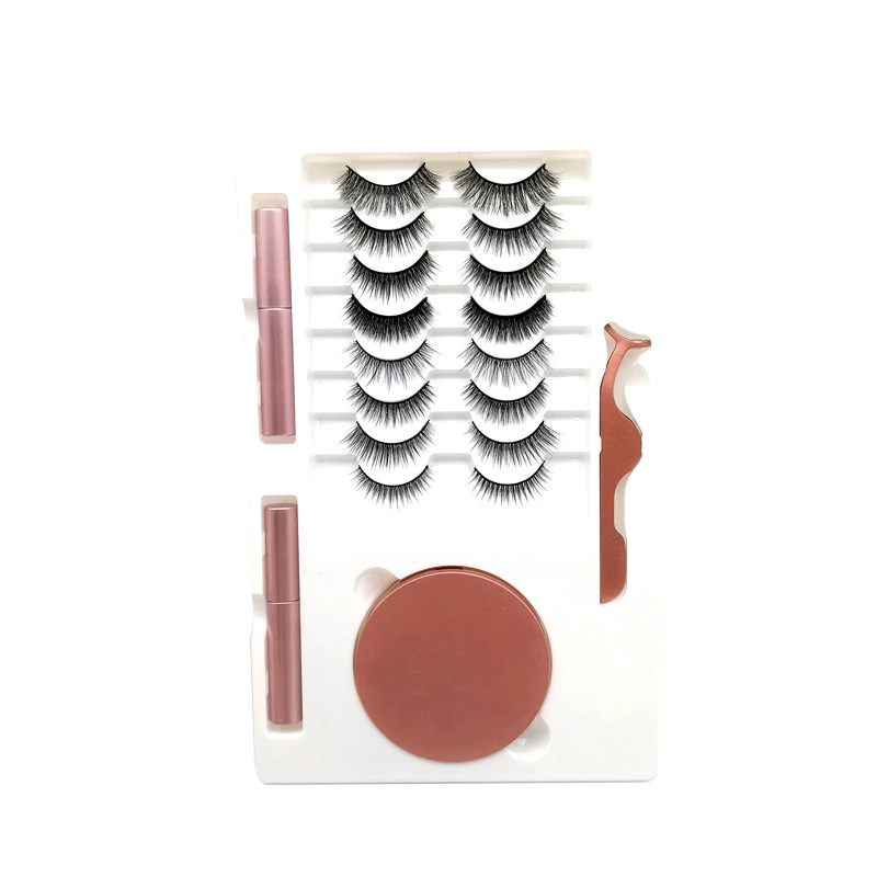 Magnetic false eyelashes, mixed eye pencil, handheld soft heel for eyelashes