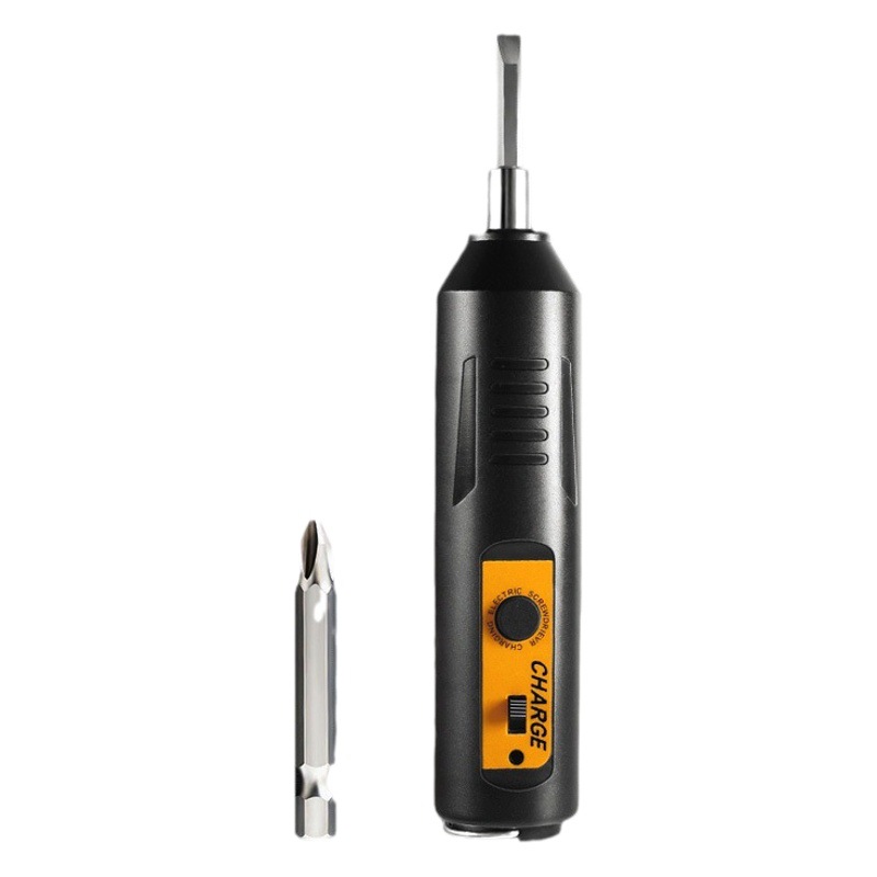 Destornillador eléctrico del hogar pequeño destornillador automático mini impacto taladro de Mano Eléctrica Juego de Herramientas llave por lotes