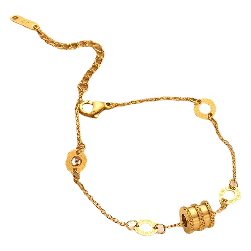 Pulsera de titanio de estilo nuevo, de lujo ligero, minimalista, versátil, con diseño de cintura, de alta gama, para el mercado internacional, joyería de diseño exclusivo. image 1