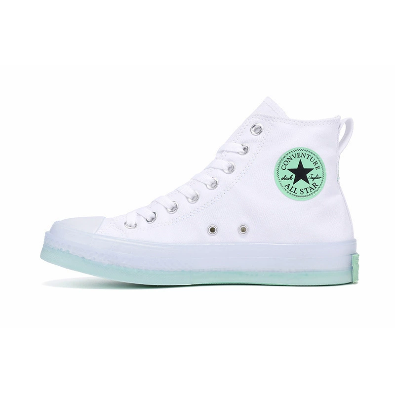 Низкие кеды (Converse) хаки, ткань, унисекс, повседневные, размеры 35–44
