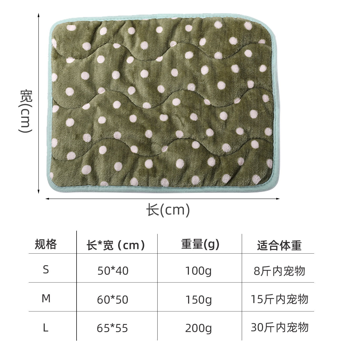 Cazada para gatos, perrera, estera para perros, cojín engrosado universal para mascotas, manta de impresión suave y cálida, cojín para dormir, venta al por mayor transfronteriza