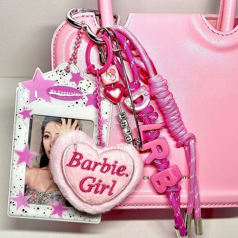Reba Original Homemade Letter Pendant Fans Support Peripheral Creative Keychain School Bag Pendant Jewelry