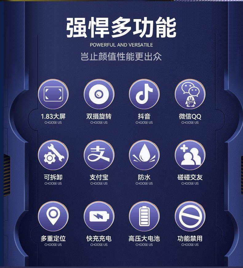 【1055 Collections 】 Smartwatch for Children, 5G Smart, waterproof and positioning for both boys and girls details Picture