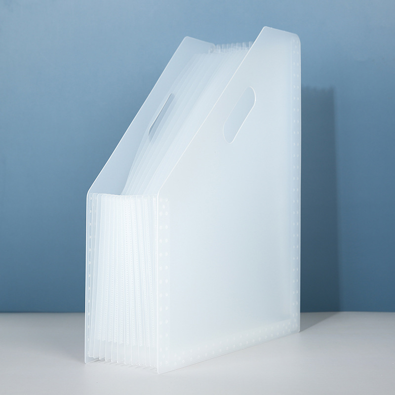 A4 vertical retráctil bolsa de órganos de múltiples capas carpeta estudiante de escritorio vertical prueba soporte de papel rack de almacenamiento de gran capacidad
