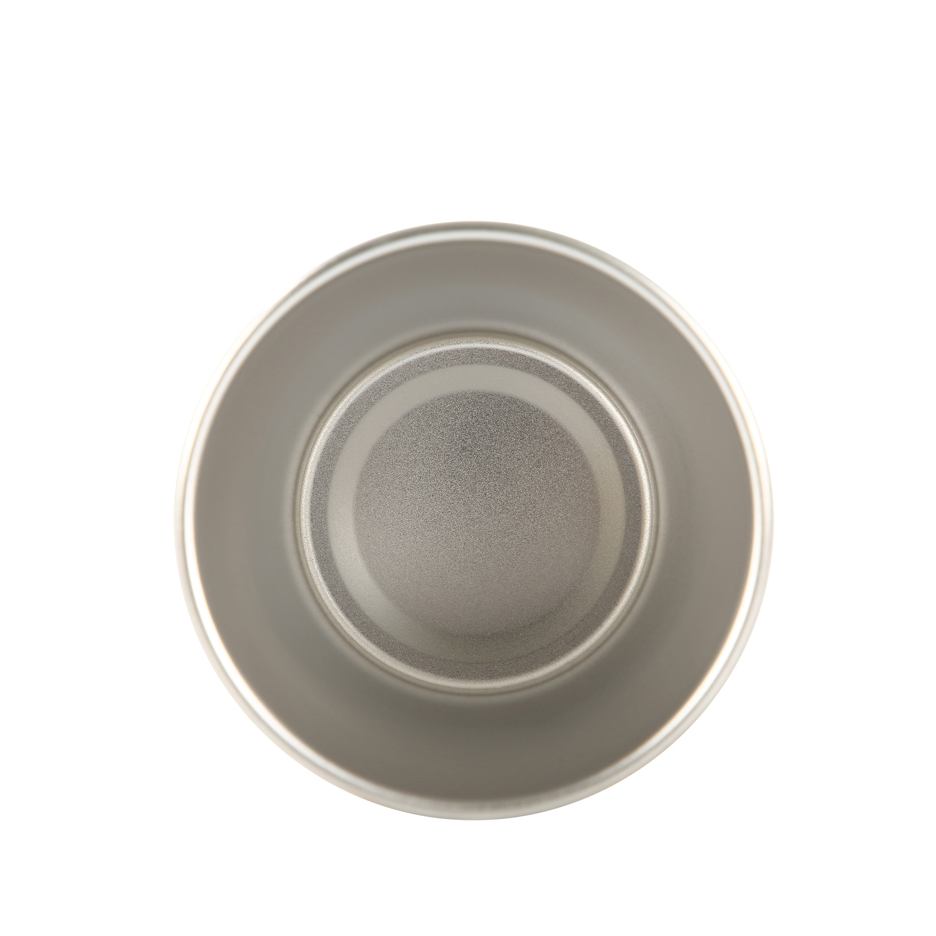 Mi pequeña taza de agua de acero inoxidable 304 del mismo estilo taza de café enrollado de una sola capa taza simple y portátil taza para beber recta