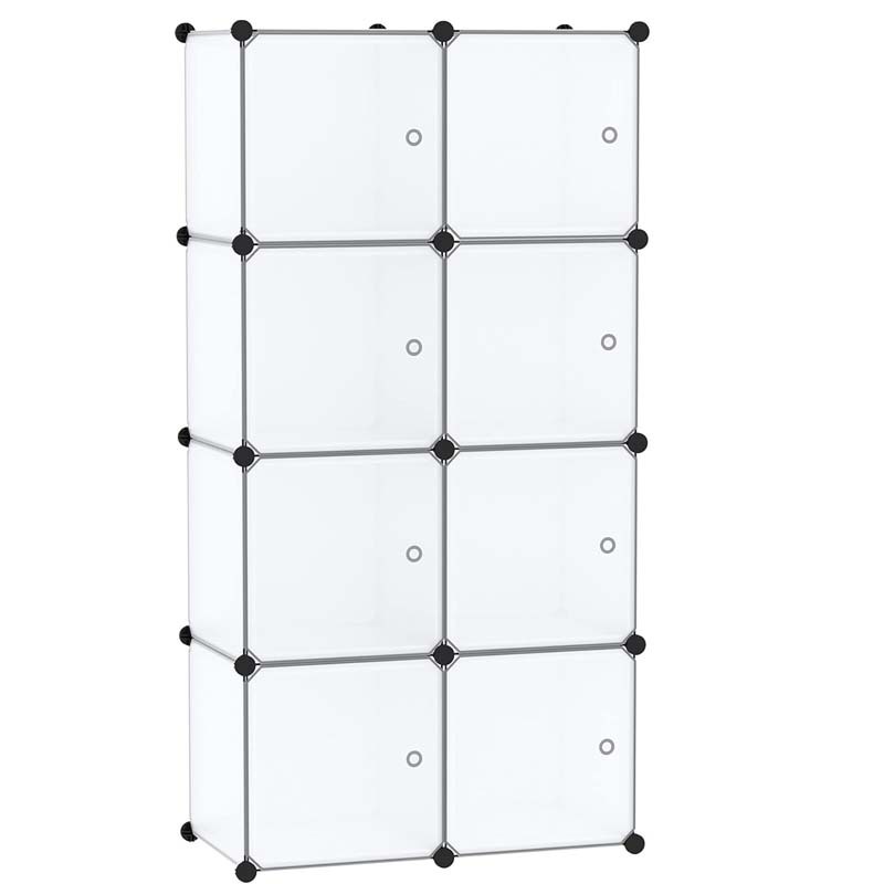 Blanco original esmerilado 8 rejilla con puerta