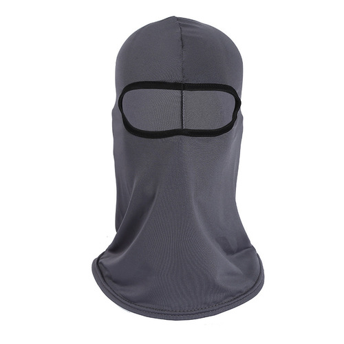Manufacturer wholesale solid color breathable helmet cover anti-cold warm bicycle motorcycle riding scarf warming face mask