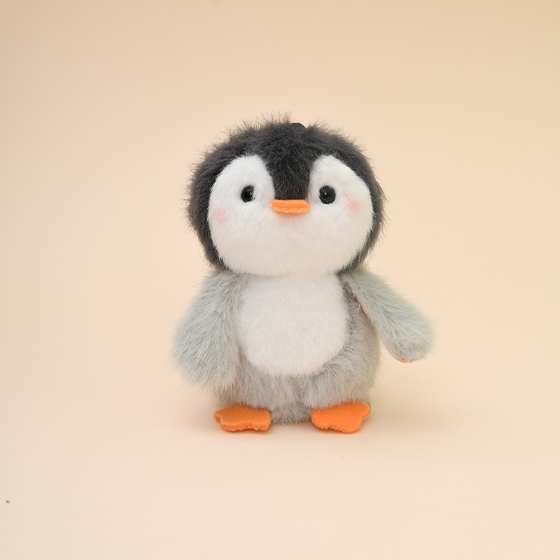 インターネット有名人ヨーロッパ牧歌的なかわいいキツネバッグキーホルダーペンダント子供の誕生日プレゼント小さな黒いウールぬいぐるみ|undefined