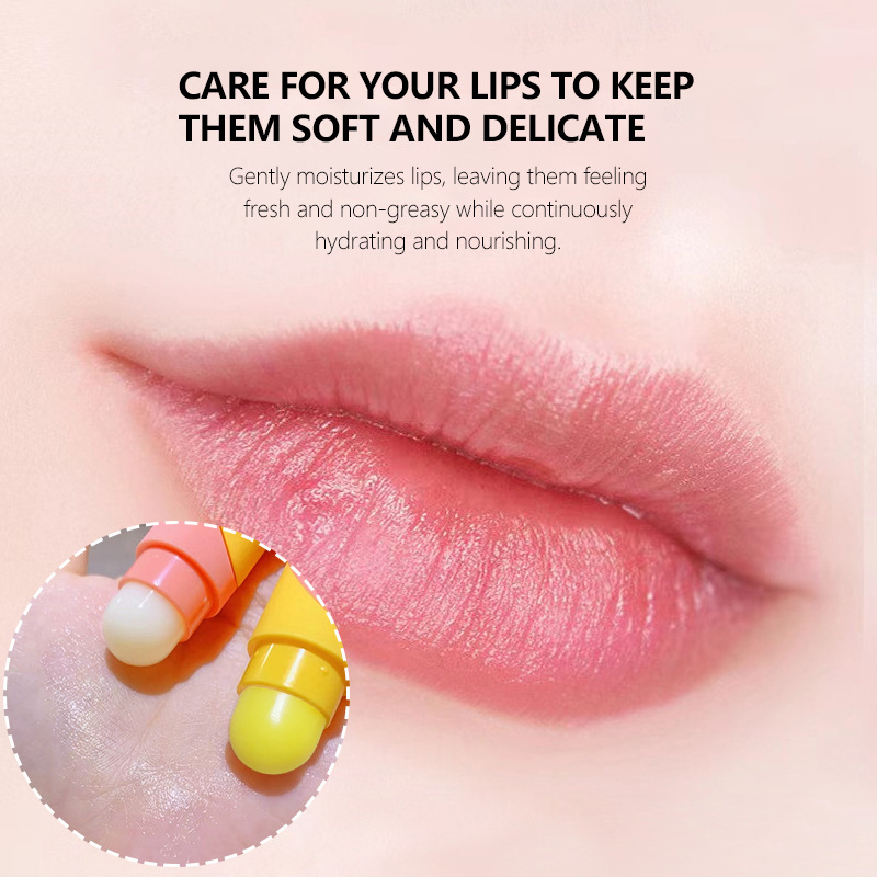 PCU Autumn/Winter Edition Heart-shaped Double-Head Moisturizing Lipstick, Heart-shaped Moisturizing Vaseline Anti-Cracking Healthy Children's Lipstick undefined