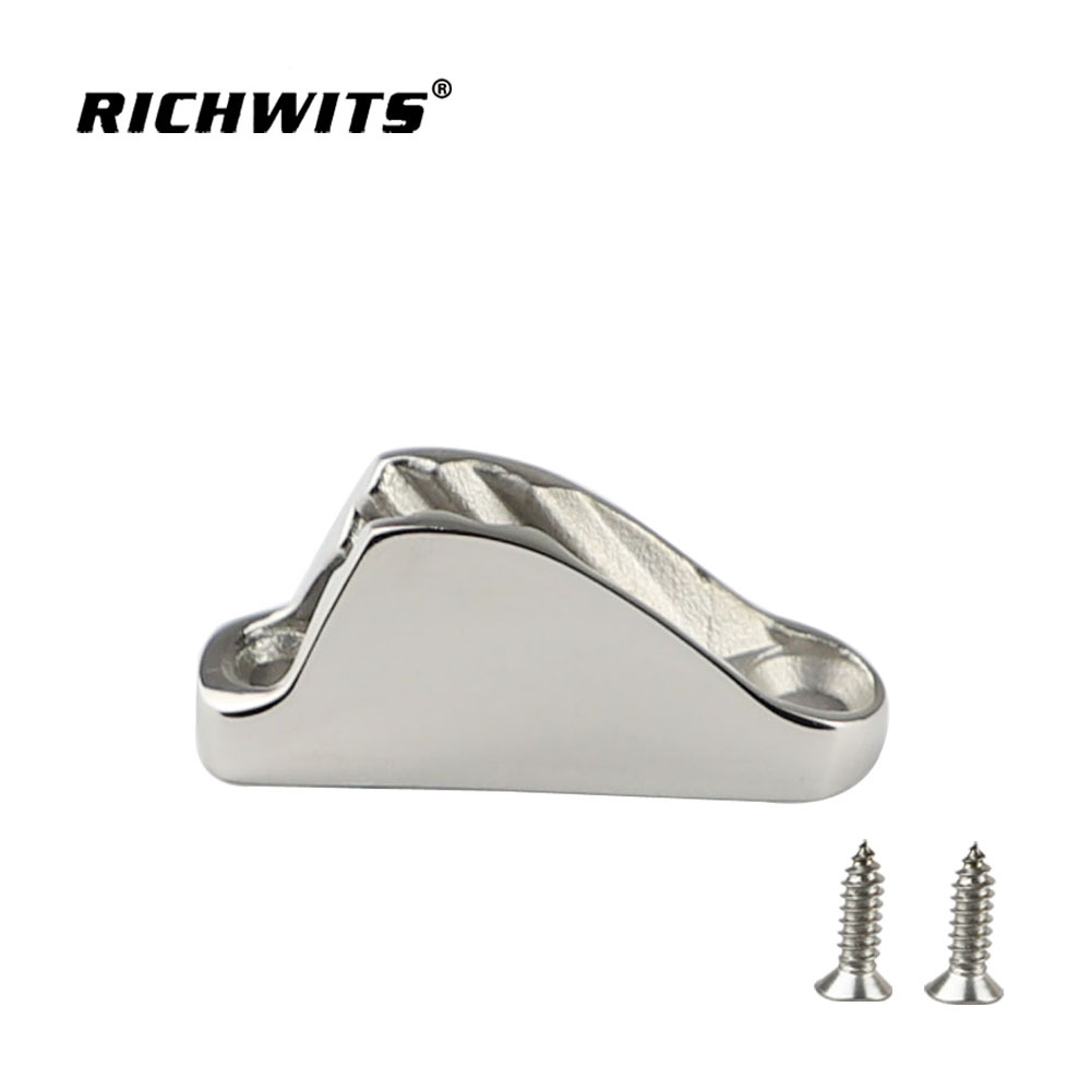 不锈钢316夹绳器 船舶帆船夹绳板 普拉提卡线扣 绳索缓冲减速器