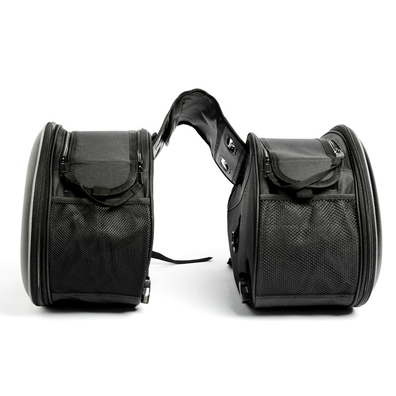 Motorcycle Saddle Bag, Helmet Bag, Waterproof Rear Seat Side Bag, Hanging Bag, Pannier Bag, Long-Distance Motorcycle Travel Luggage Bag, Motorcycle Equipment