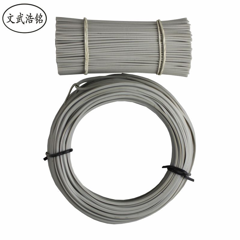 0.55圆铁丝铁扎线圆形丝包塑胶铁线过塑扎丝绑线爬藤铁丝魔术扎带