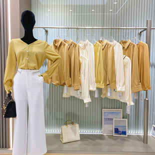 Newbasa Shirt Brand Clearance Women's Spring Clothing Wholesale Xiangyunsha Final Clearance Women's Clothing Wholesale from the Thirteenth Row