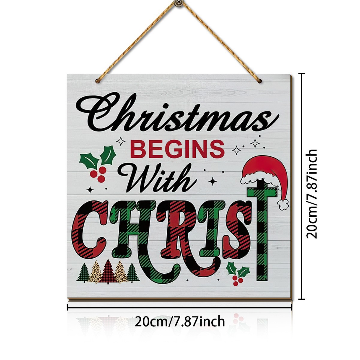 Transfronterizo temu explosión decoración del hogar invierno elementos de Navidad logotipo de madera de Navidad decoración creativa