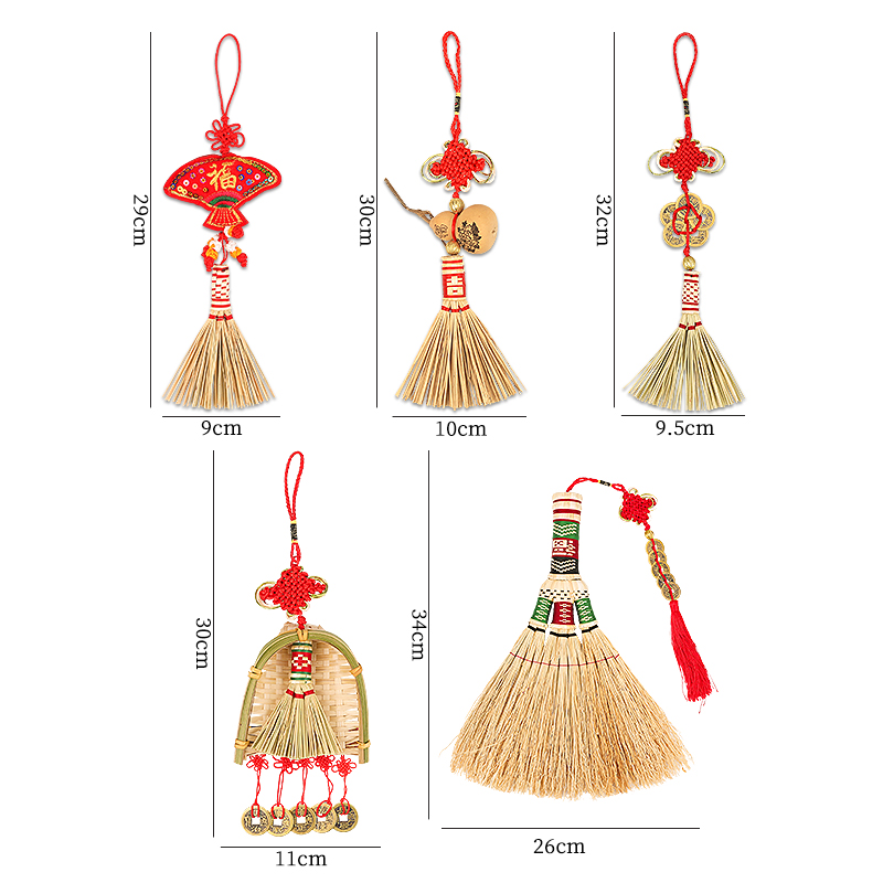 Housewarming New House Homes Broom New House Dustpan Pendant Moving House Hanging Decoration New House Hanging Decoration Supplies