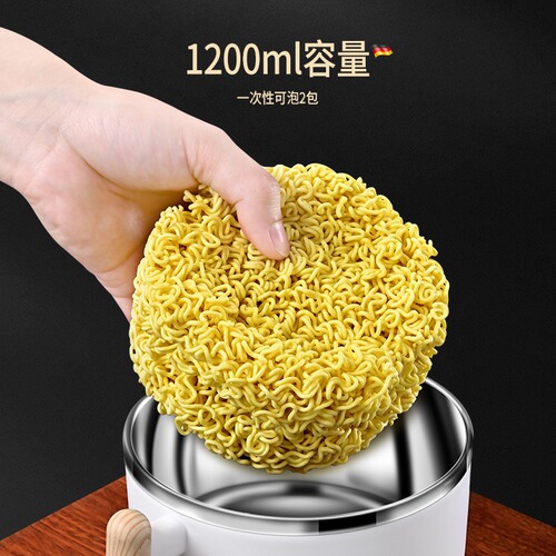 316 stainless steel large capacity instant noodle bowl with lid dual-purpose anti-scalding ins Korean portable tableware set student lunch box