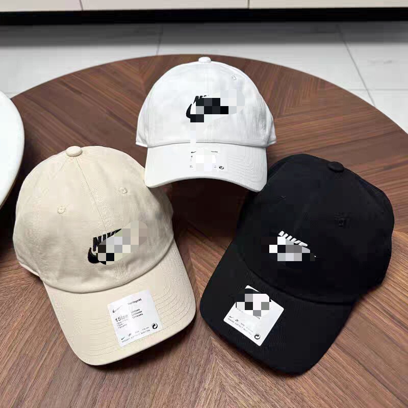 High Version 2025 Hook Embroidery Soft Top Baseball Cap Trendy Brand All-Season Unisex Duckbill Cap Sports Casual Nk