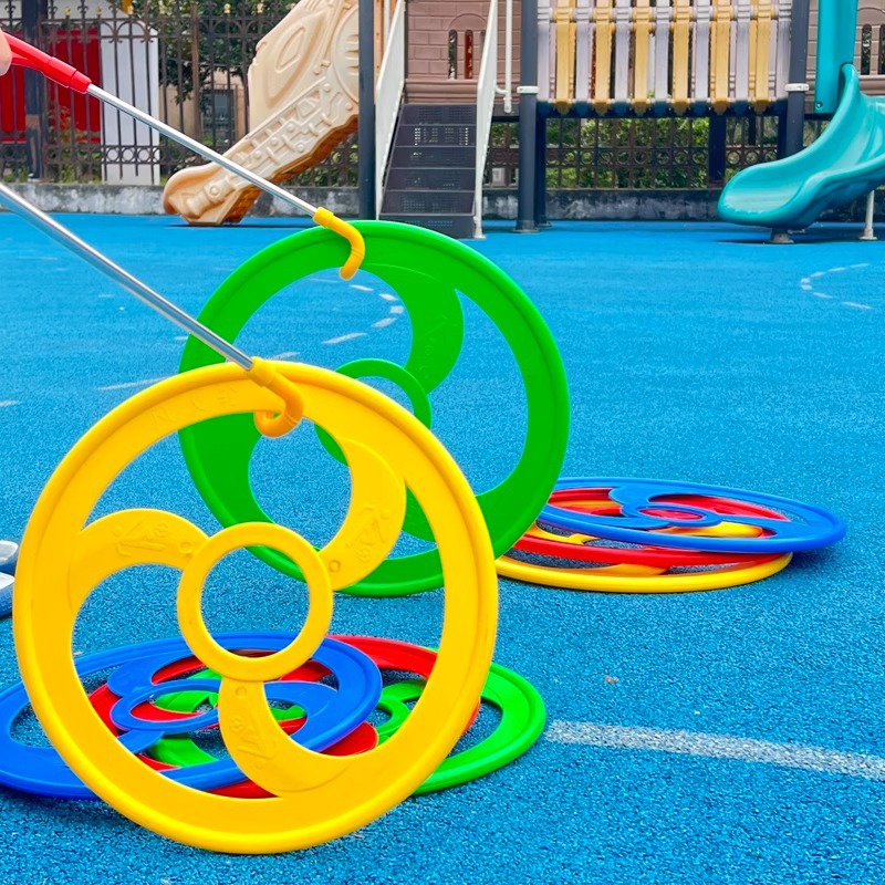 Equipo de entrenamiento de integración sensorial, rodillo, equipo de actividades al aire libre para niños, juguetes de césped, juegos de césped, deportes