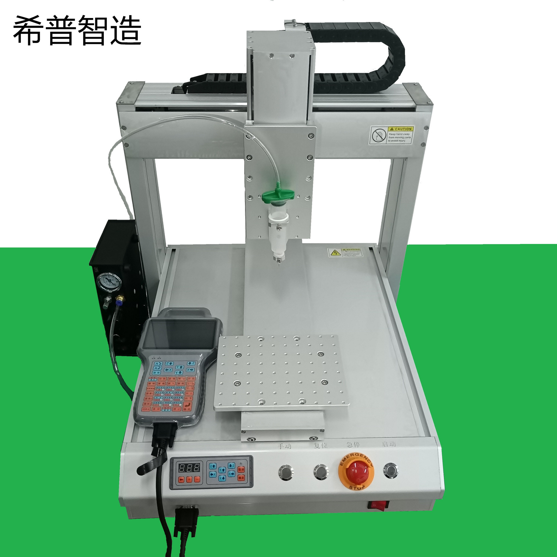 灌胶机全自动电子产品打胶金属塑料硅胶AB黄胶PU胶uv胶三轴点胶机