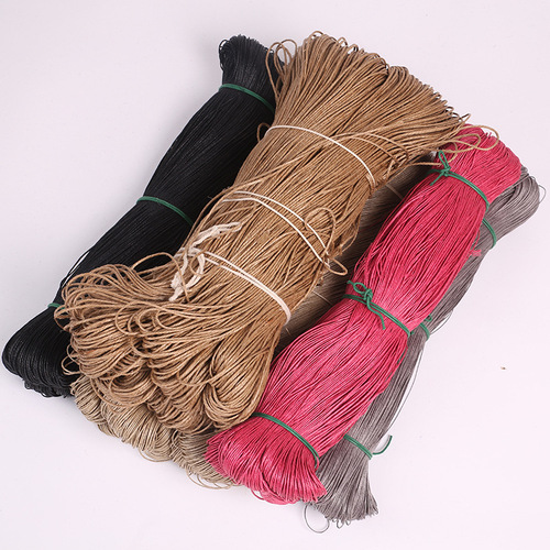 Huanrui Wholesale Wax Coated Hemp Rope, Handbag Packaging Rope, Hanger Ribbon, Photo Wall Decor Rope Manufacturer