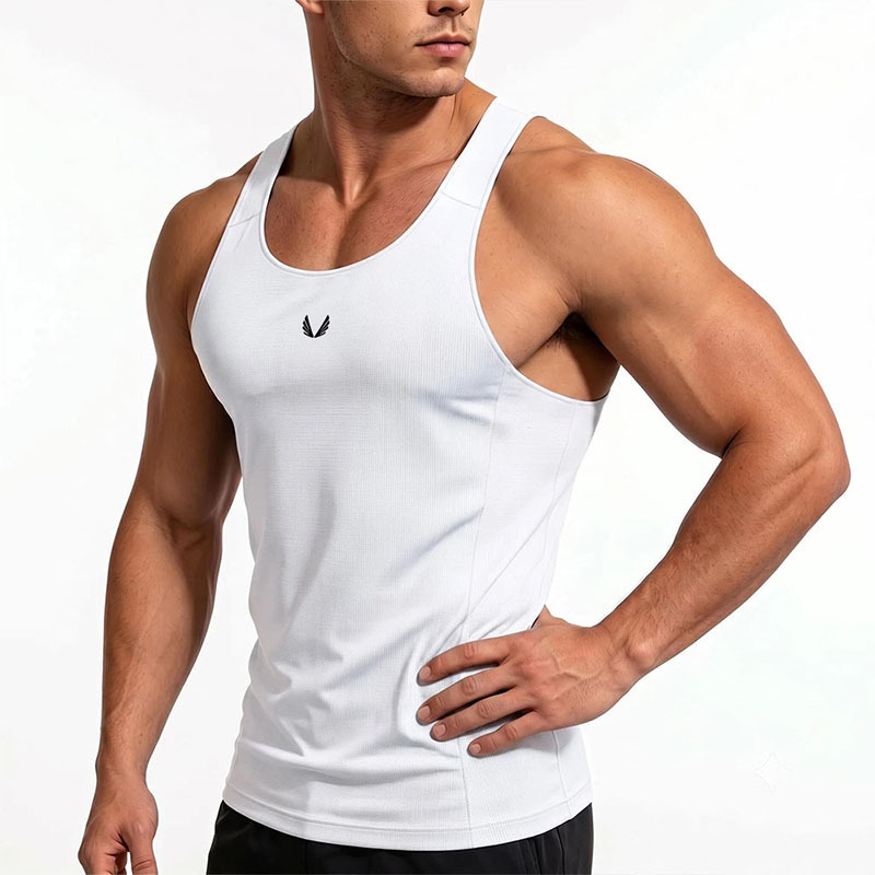 Cross-Border Men's Clothing Summer Men's Vest American Style Youth Milk Silk Sleeveless Men's T-Shirt Quick-Drying Breathable Sports Vest Cross-Border Men's Clothing Summer Men's Vest American Style Youth Milk Silk Sleeveless Men's T-Shirt Quick-Drying Breathable Sports Vest