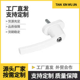 铝合金塑钢门窗传动执手带钥匙内开把手带锁内开PVC窗户锁