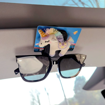 Car Glasses Clip/Bill Clip – Holder Car Interior Accessories
