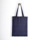 Customized Simple Denim Bag Solid Color Cotton Shoulder Portable Creative Printing Advertising Crossbody Canvas Bag