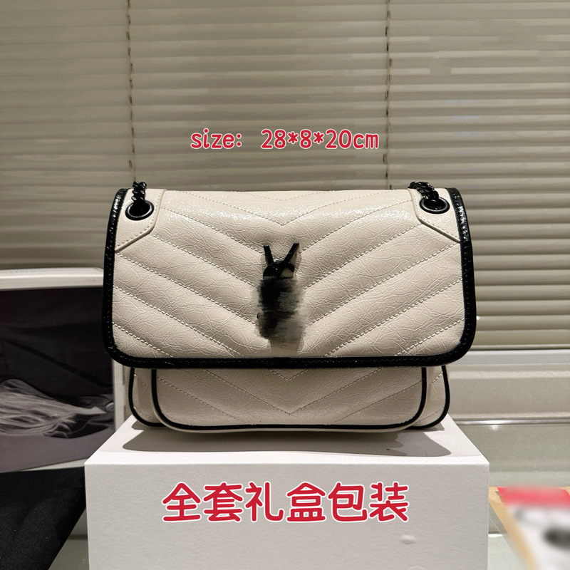 杨树林包包时尚niki斜挎包通勤邮差包大容量女包高级感手提包轻奢|undefined