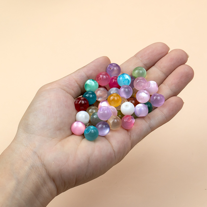 Hengmeihe Cheongsam Plate Button Button National Style Imitation Jade Small Button Retro Tang Suit Han Dynasty Round Small Bead Accessories